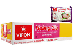 Thùng 18 gói Phở Vifon Hoàng Gia thịt bò 120g