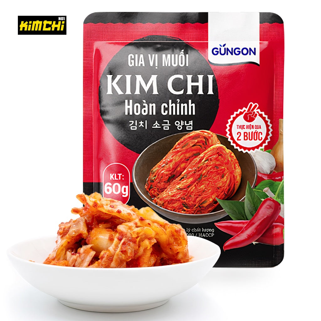 Gia vị muối kim chi hoàn chỉnh gói 60g