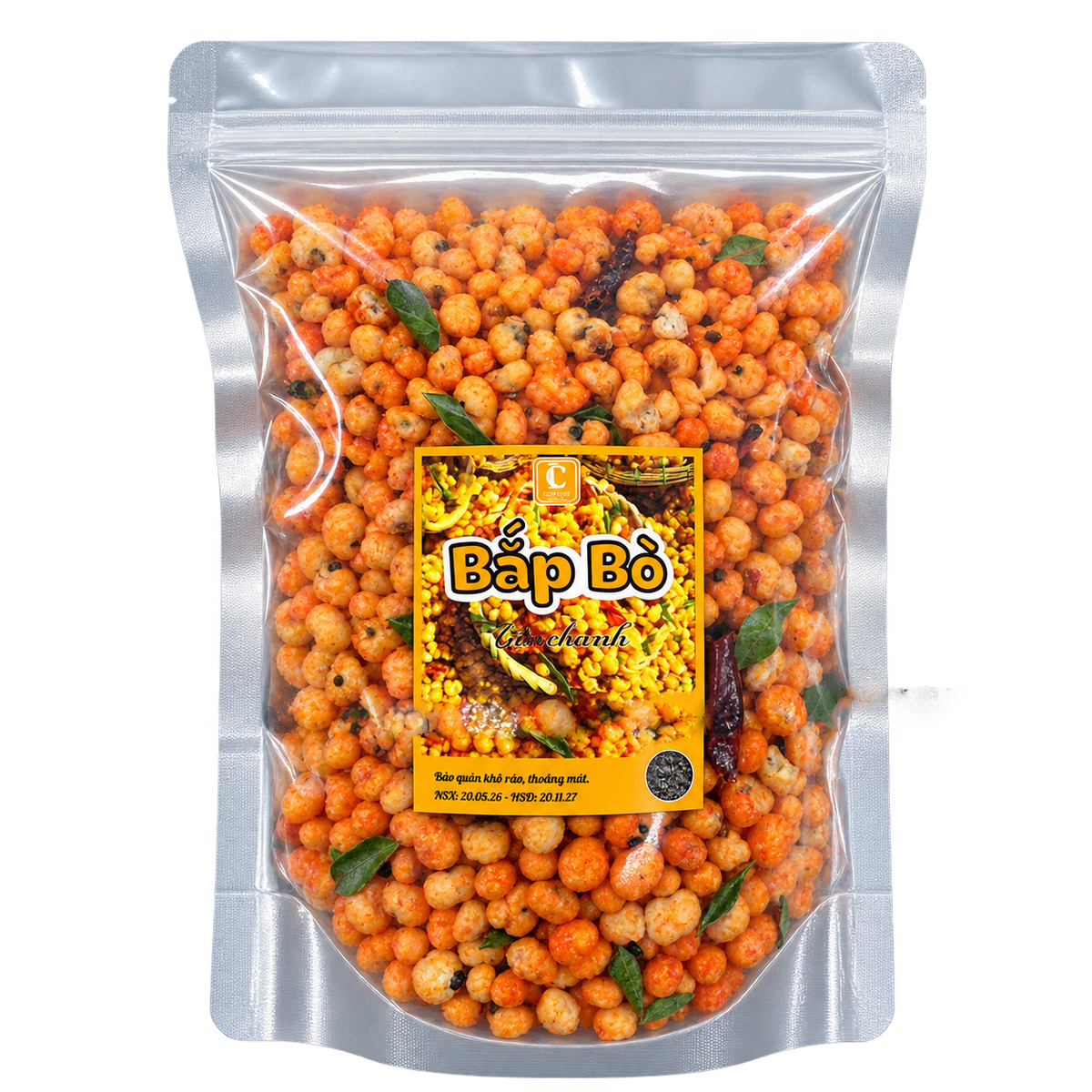 Bâp bò lá chanh gói 500g