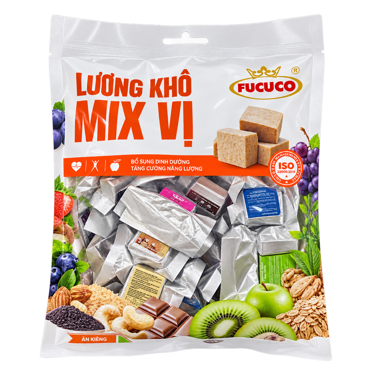 Lương khô mix vị Fucuco gói 1kg
