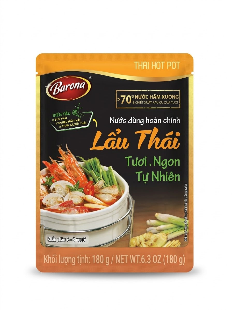 Nước dùng hoàn chỉnh lẩu thái