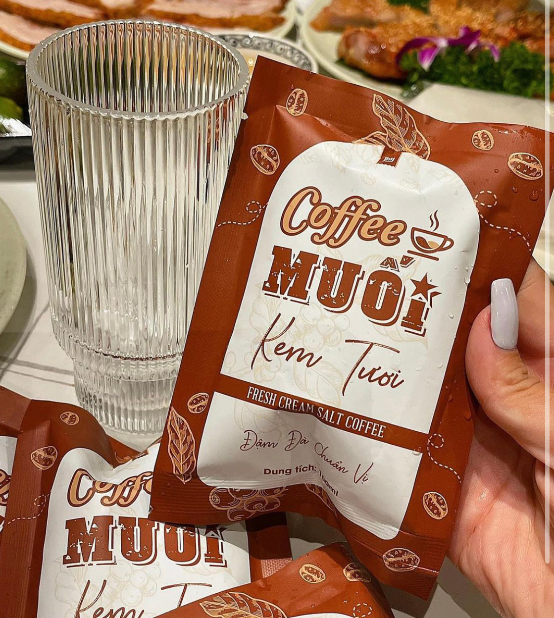 Cà phê muối kem tươi gói 100ml