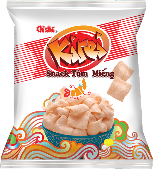Oishi Snack tôm miếng gói 40g