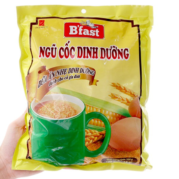 Bột ngũ cốc dinh dưỡng B’fast bịch 20gói x 25g