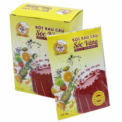 Bột rau câu Sóc Vàng hộp 10gói x12g
