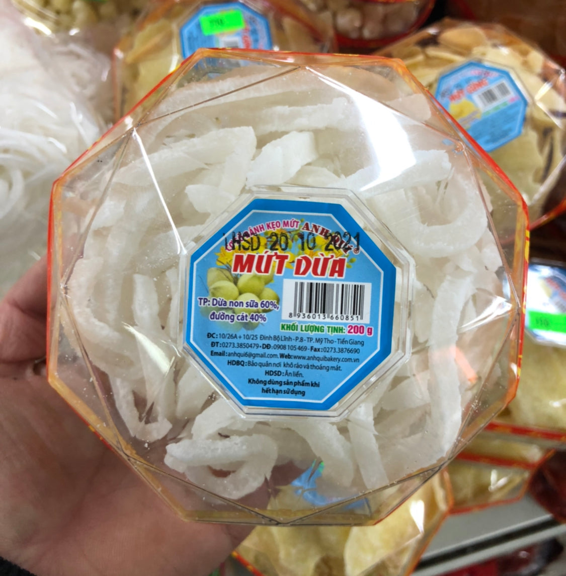 Mứt dừa hộp 200g