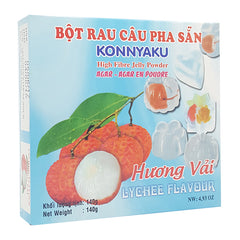 Bột Rau Câu Pha Sẵn Hương Vải Hộp 140g