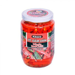 Ớt Dầm Dấm Kibaco Lọ 385g