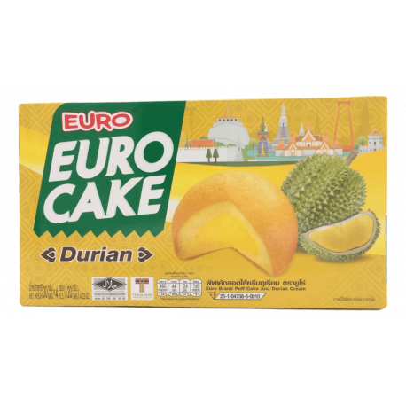 Bánh trứng Euro Thái Lan vị sầu riêng 144g