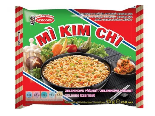 Mì Kim Chi Hươnv Vị Rau Thùng 30 gói x 75g – SaPhaVi