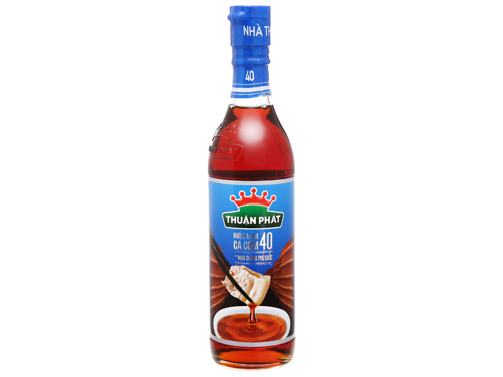 Nước mắm cá cơm Thuận Phát 40 độ đạm chai 500ml