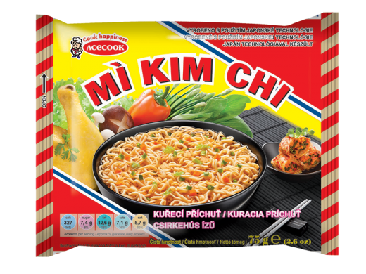 Mì Kim Chi Hương Vị Gà Thùng 30 gói x 75g