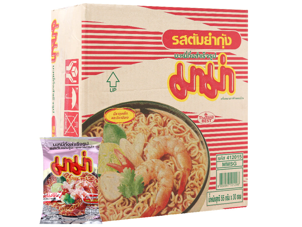 Mì MaMa Thái Lan vị Tomyum thùng 30gói