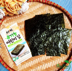 Rong biển hữu cơ cho bé Alvins hộp 10gói