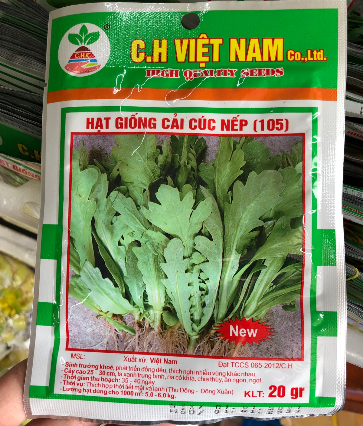 Hạt giống cải cúc nếp