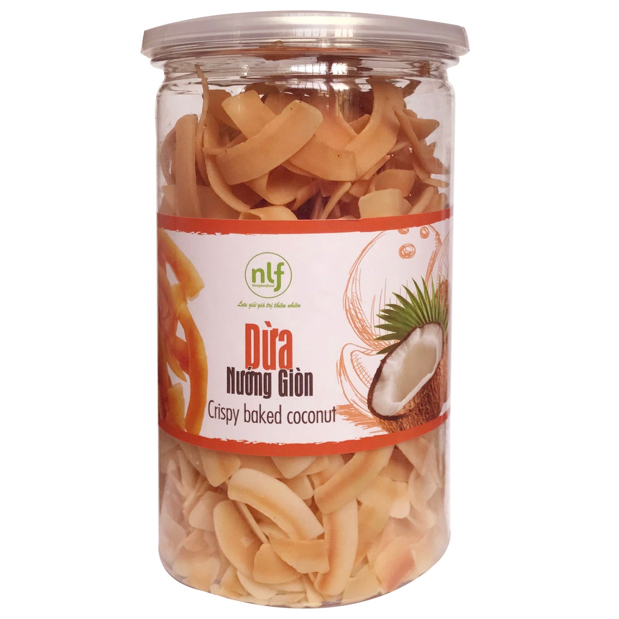 Dừa nướng giòn ăn liền hộp 100g