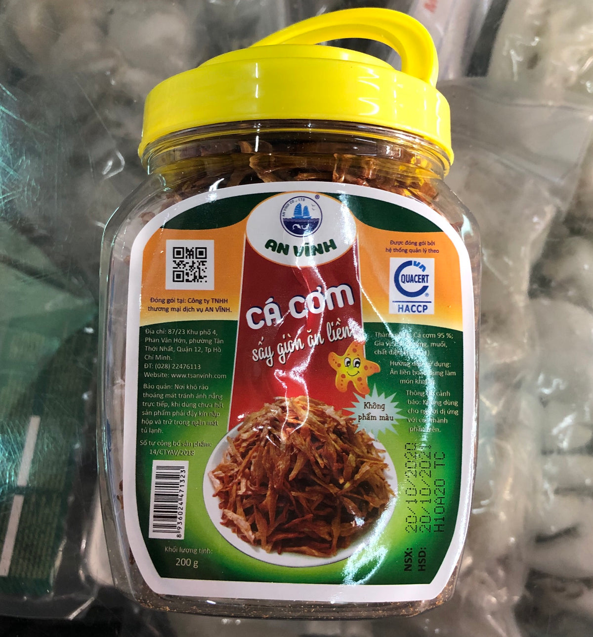Cá Cơm Sấy Giòn Ăn Liền 200g