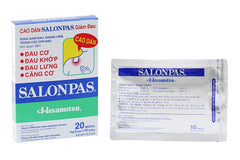 Cao Dán Salonpas giảm đau hộp 20 miếng