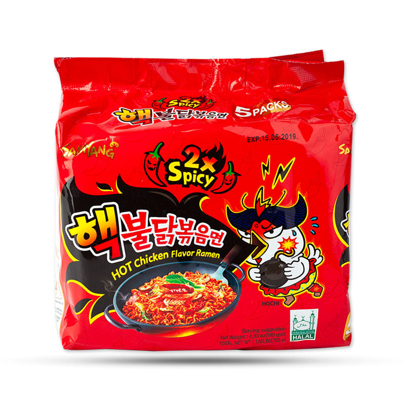 Mì Cay Hàn Quốc Samyang Buldak 5 gói x140g(đỏ)