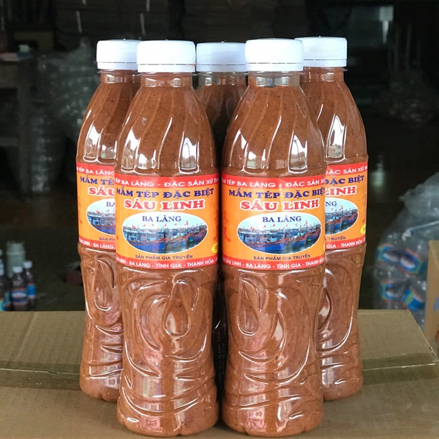 Mắm Tép Chưng Thịt Ba Làng Đặc Biệt chai 1kg