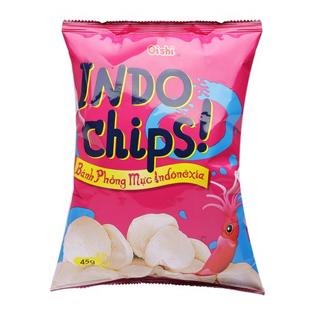 Snack Oishi bánh phồng mực gói 40g