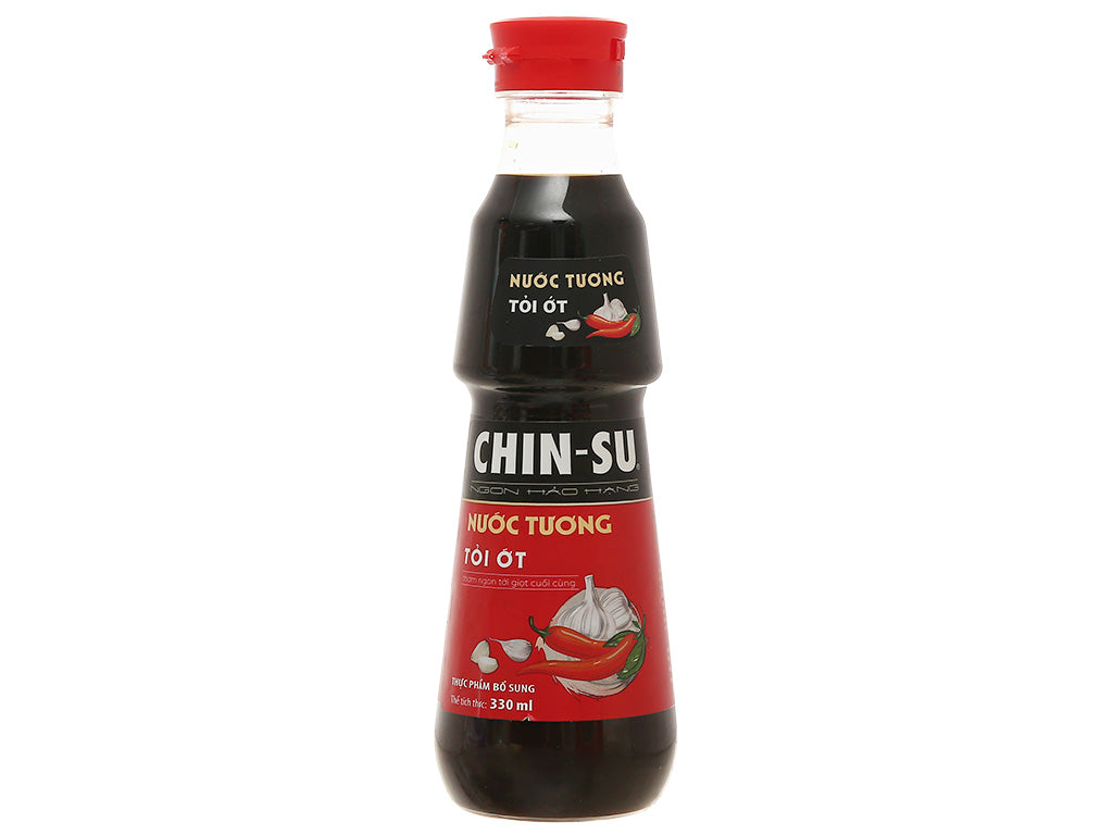 Xì dầu Tỏi ớt Chinsu 330ml
