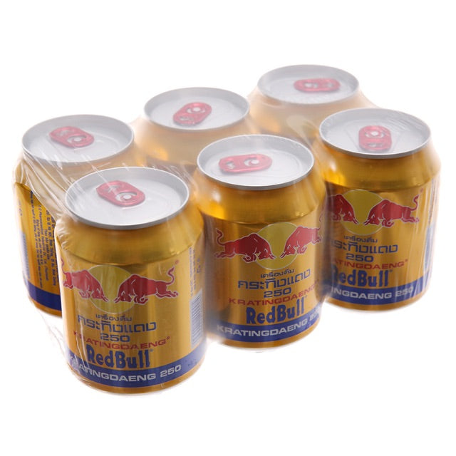 Lốc 6 lon Bò Húc Thái Lan x250ml