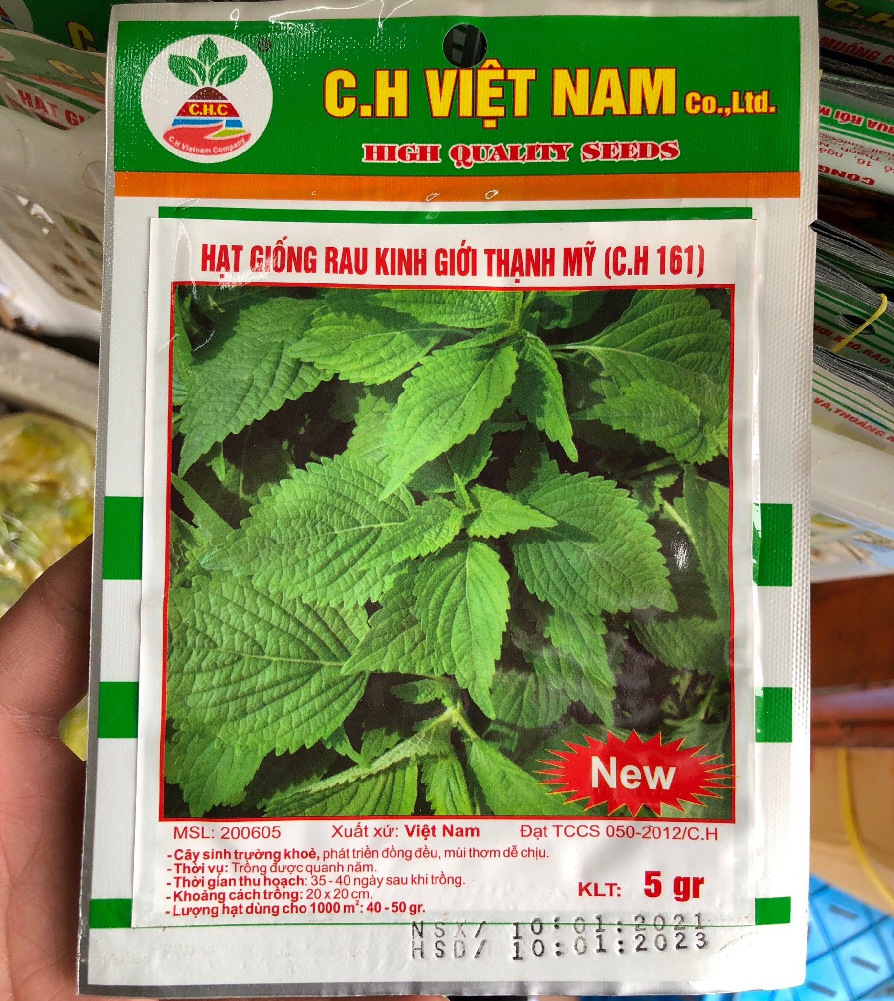 Hạt giống rau kinh giới