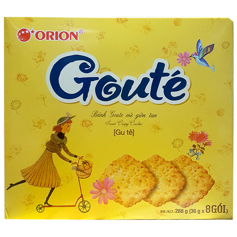 Bánh Orion Goute hộp 288g(8gói x 36)