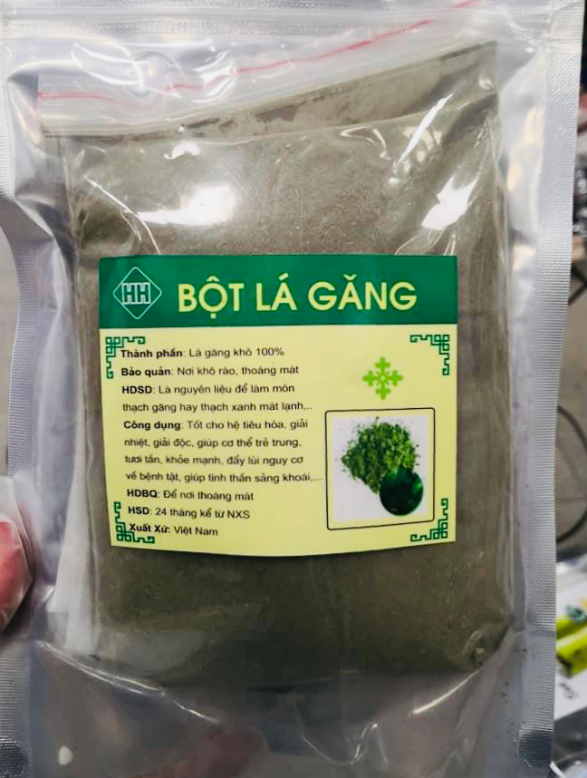 Bột thạch lá găng