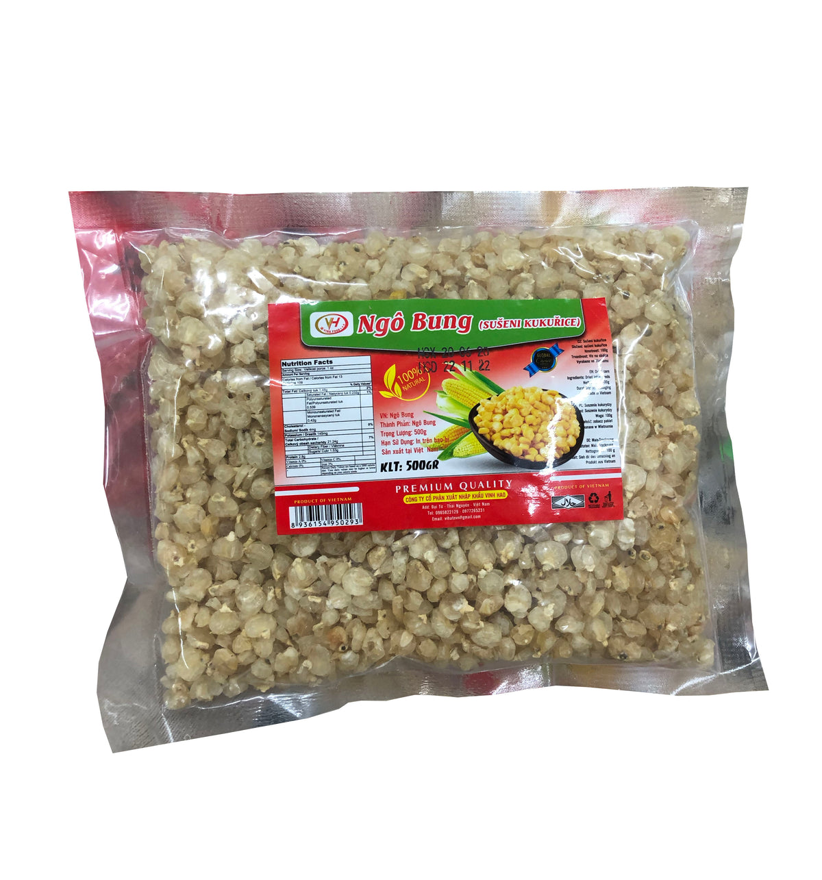 Ngô nếp bung gói 500g