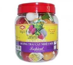 Thạch Rau Câu NewChoice Hương Vị Trái Cây Nhiệt Đới Hộp 1kg