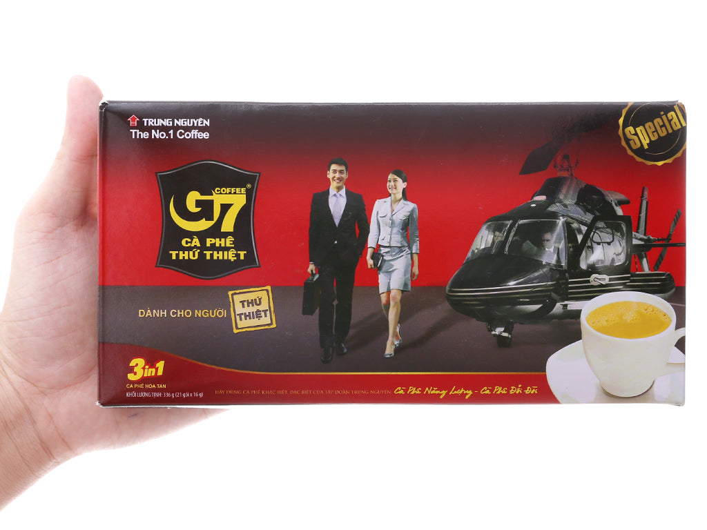 Cà phê sữa hòa tan G7 hộp 336g (16g x 21 gói)