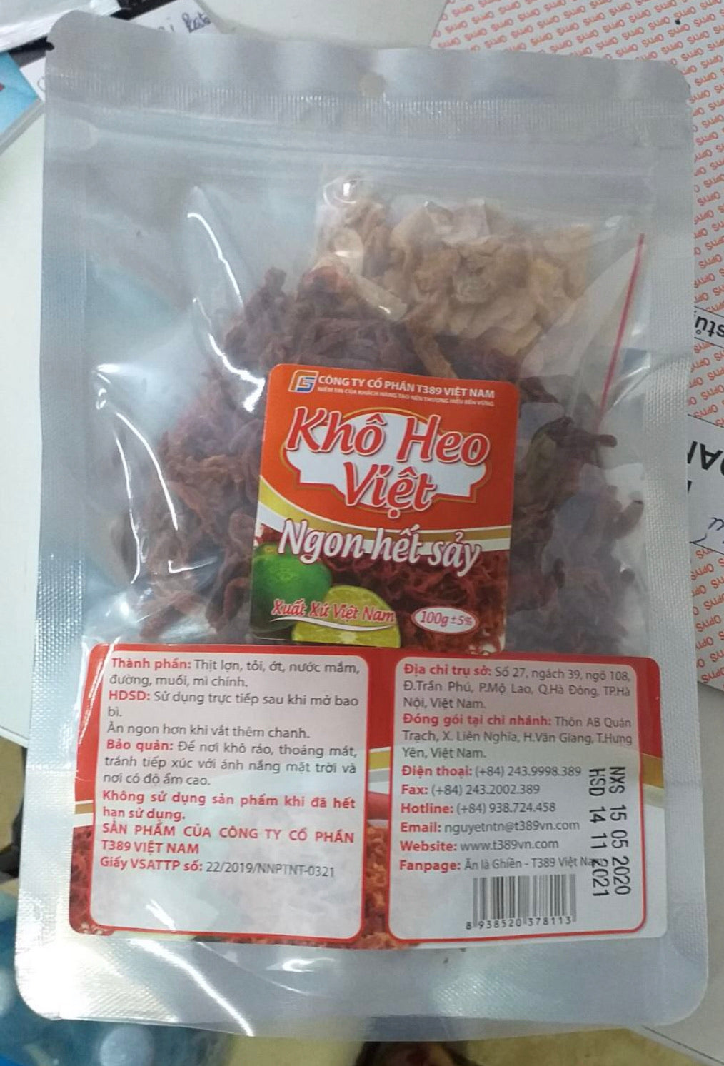 Khô Heo Việt gói 100g