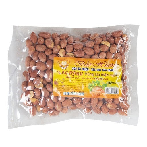 Lạc rang húng lìu mặn ngọt gói 200g