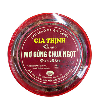 Ô mai Mơ Gừng Chua Ngọt hộp 200g