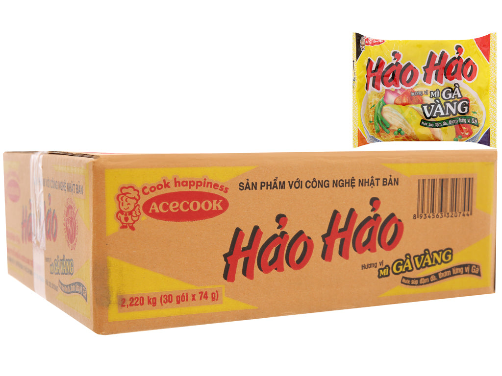 Mì Hảo Hảo Gà Thùng 30 gói x 74g