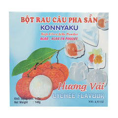 Bột Rau Câu Pha Sẵn Hương Vải Hộp 140g