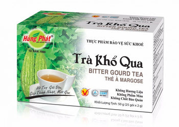 Trà Khổ Qua Hùng Phát hộp 50g(25 gói x 2g)